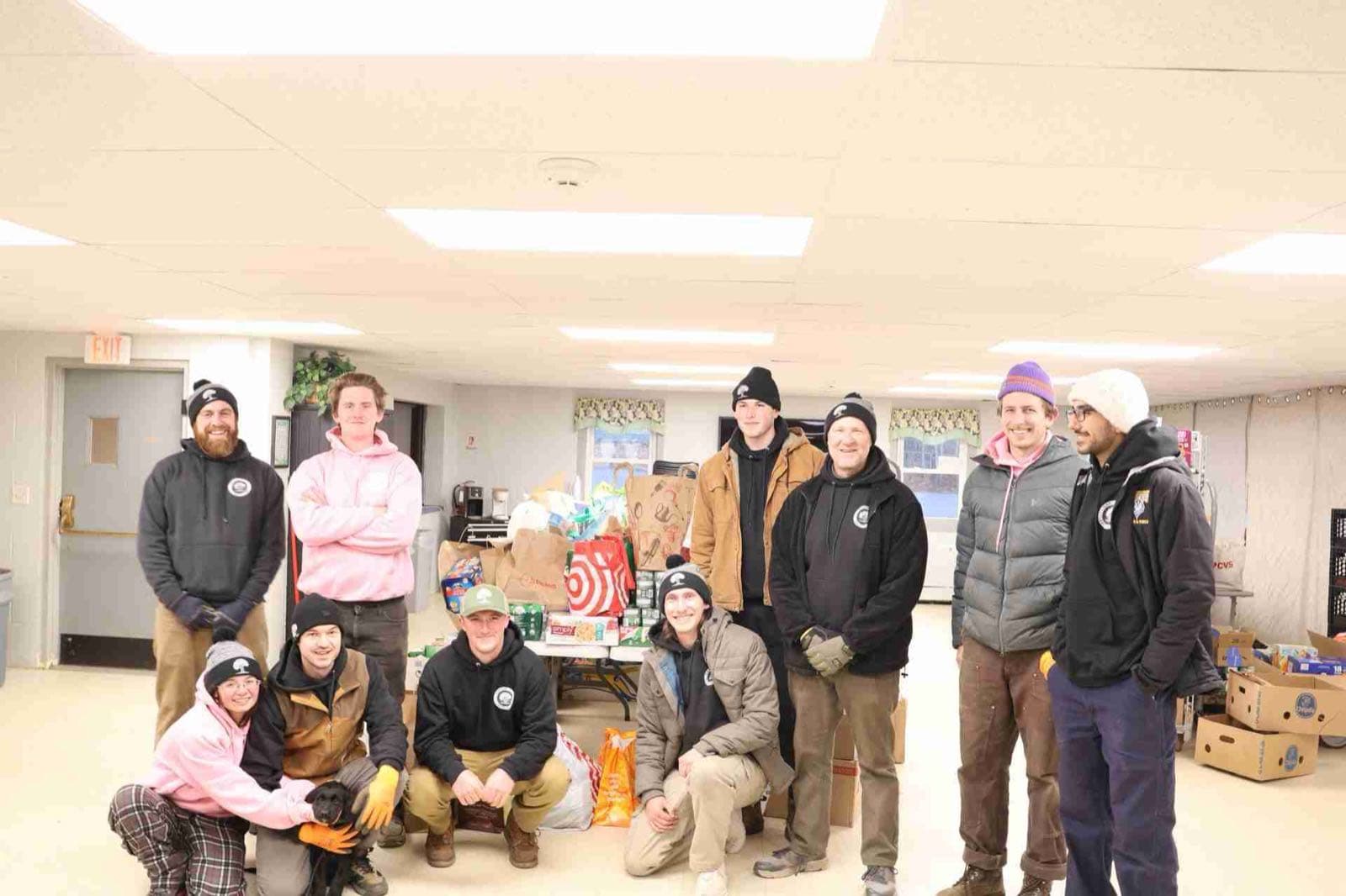 Community food drive event