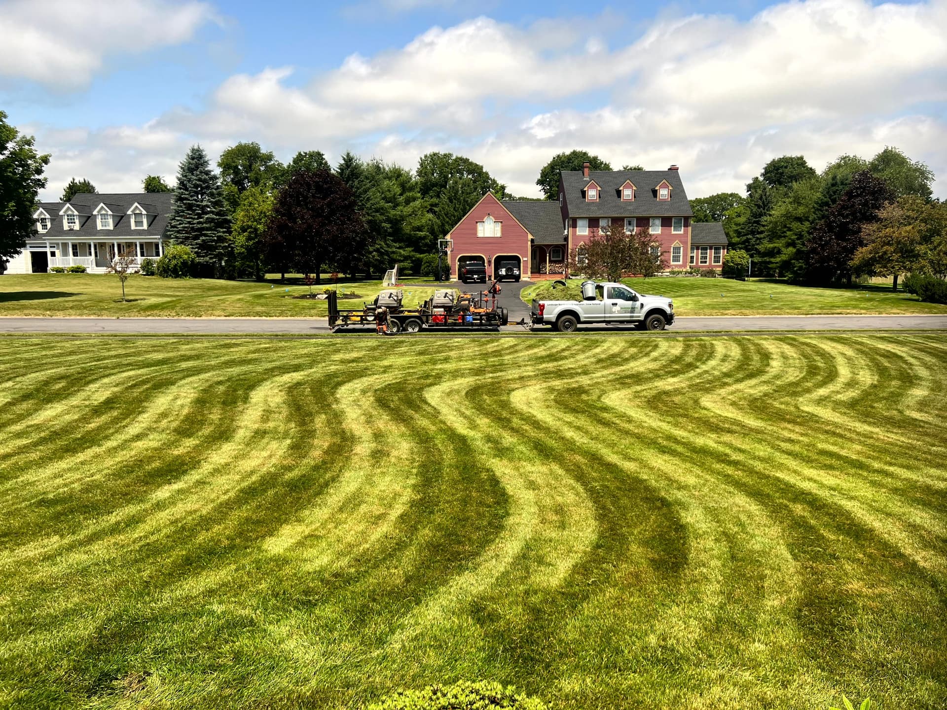 Lawn mowing service in Portland, Maine