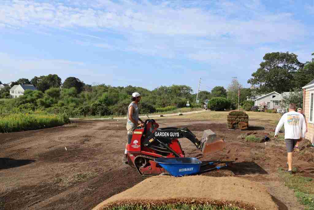 saturated soil delaying landscape work