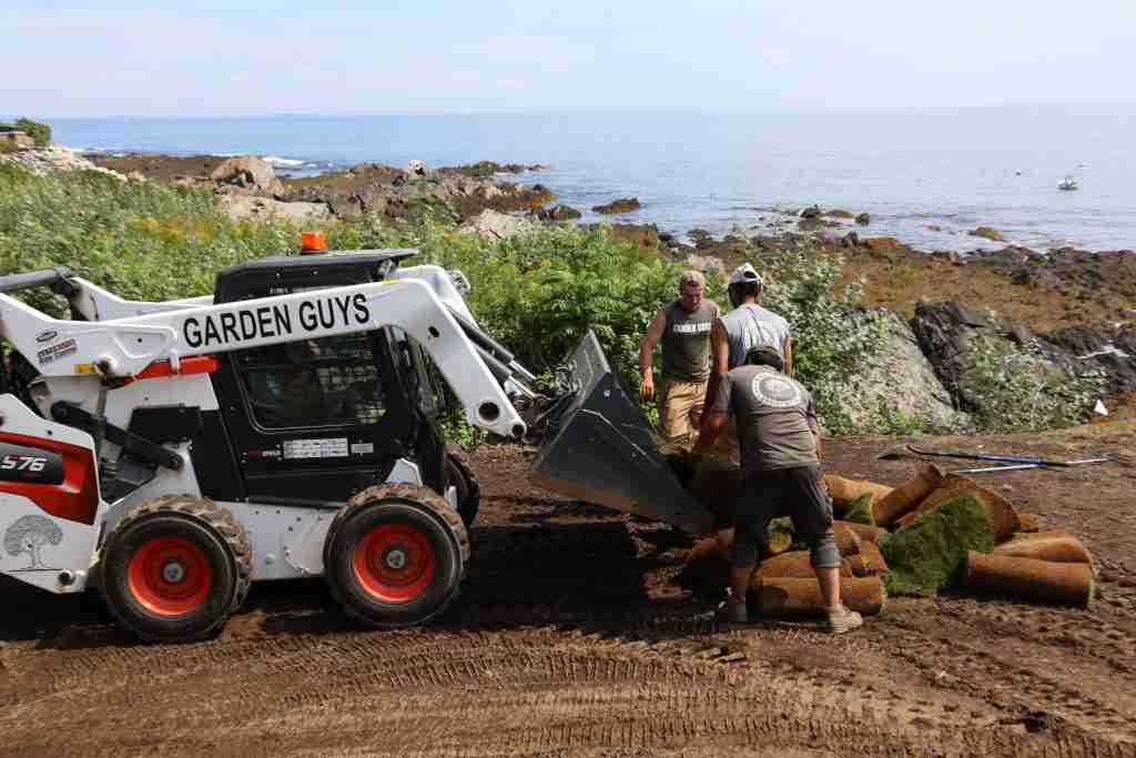 sod lawn after installation Maine