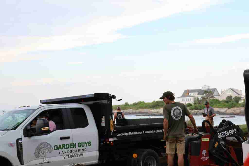 coastal yard landscaping Maine